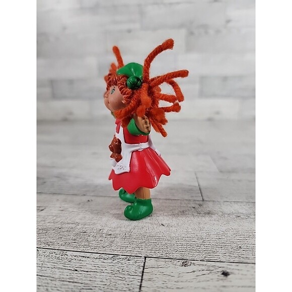 Vintage 1992 Cabbage Patch Kids 3.5" Mini Doll Figure Christmas Elf Toy Maker - Picture 2 of 4